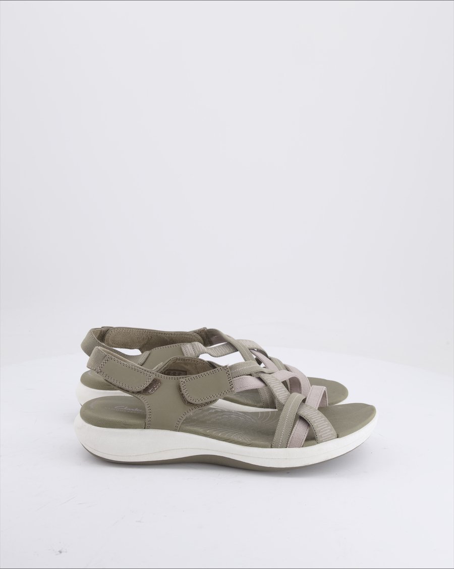 Clarks Sandals Cloth Ecru 41 EU