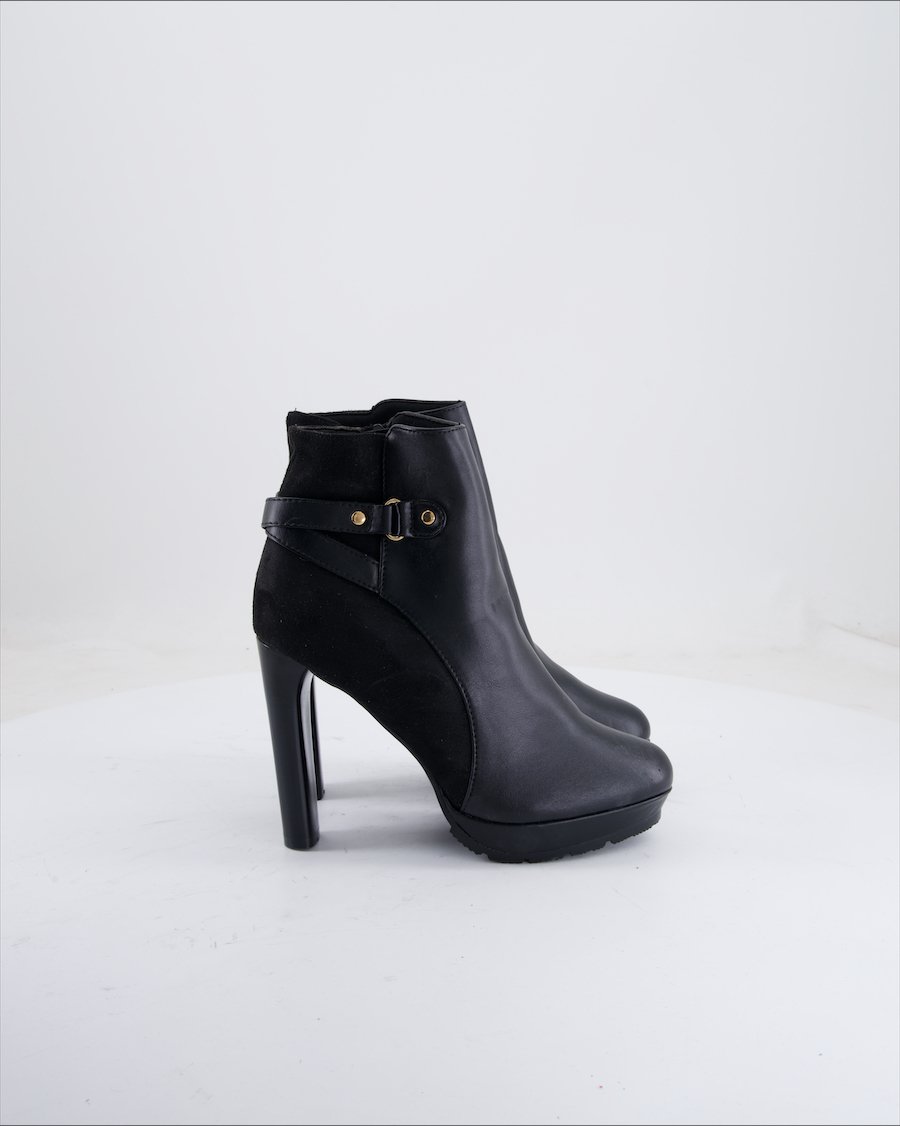 Anna Field Ankle boots Leather Black 37 EU