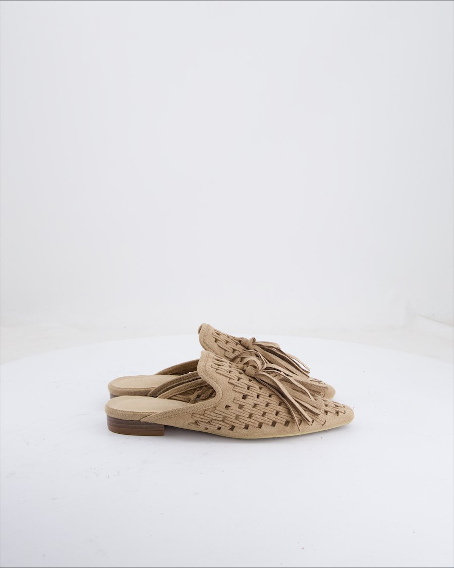 Banjijou Sandals Suede Beige 35 EU