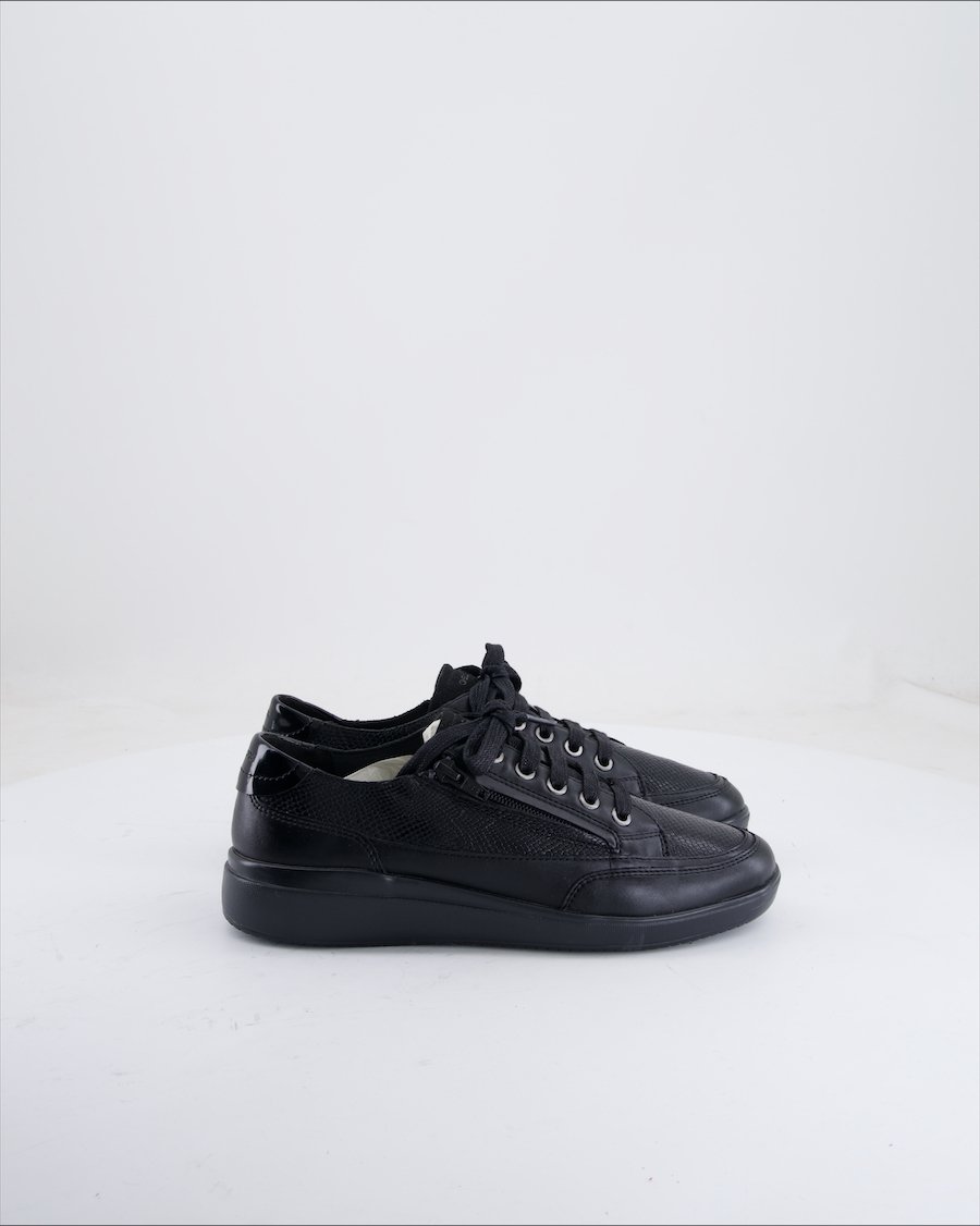 Geox Trainers Leather Black 37 EU