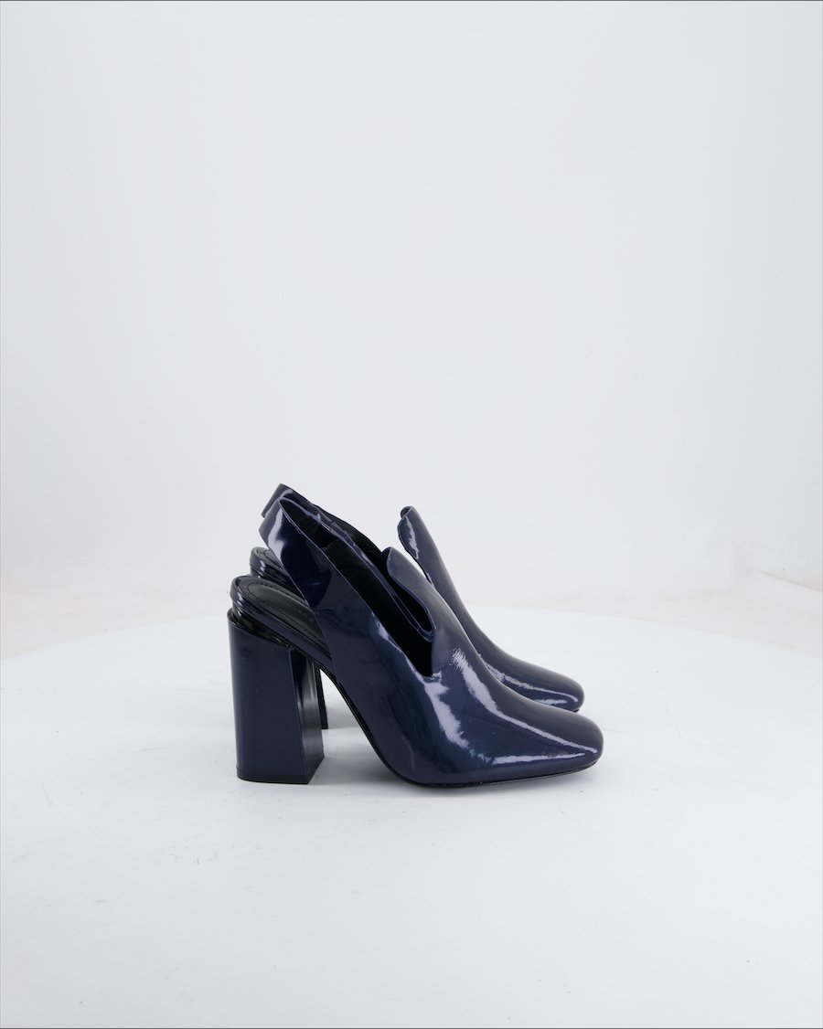 Sigerson Morrison Heels Leather Blue 37 EU