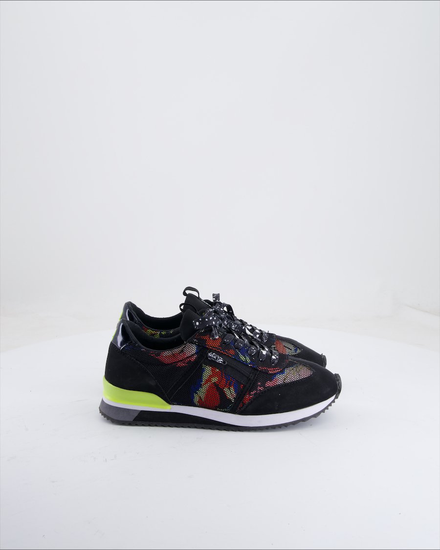 Desigual Trainers Leather Black 36 EU