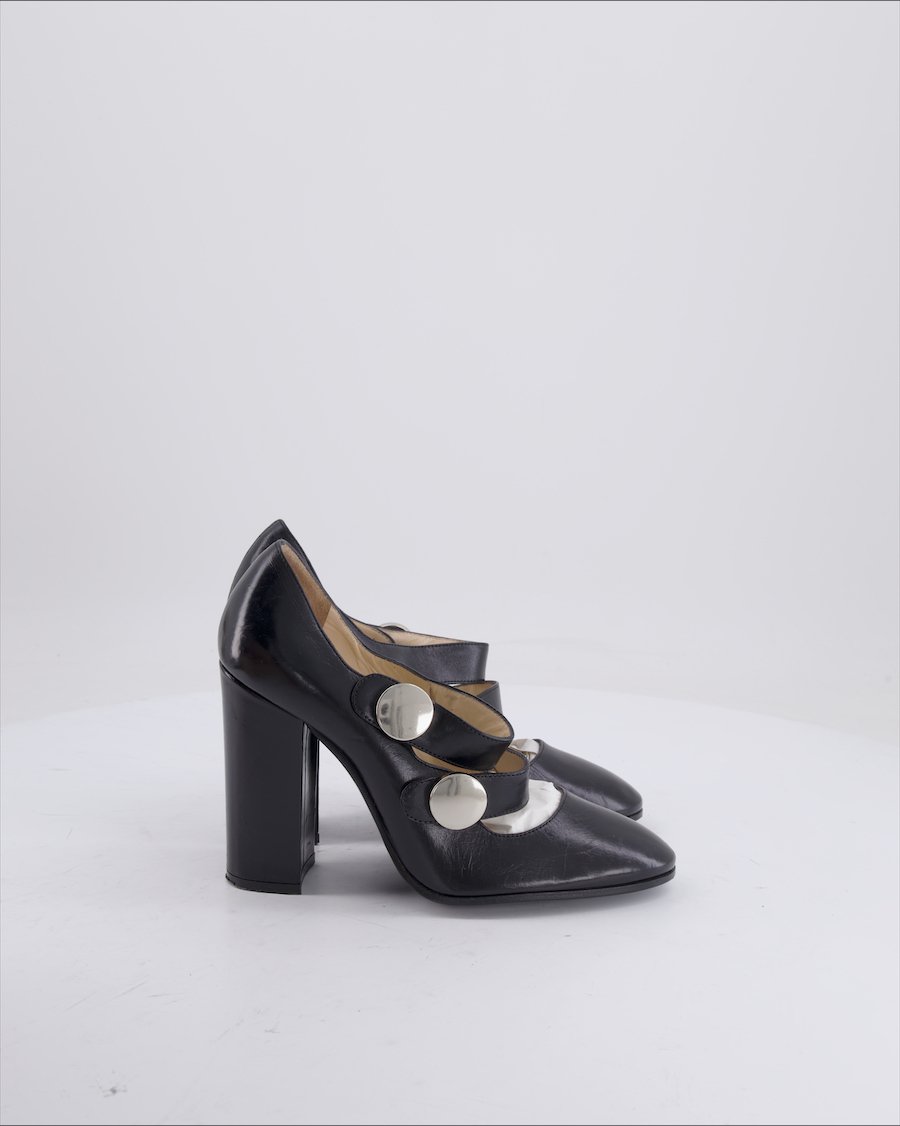Roberto Festa Heels Leather Black 37 EU