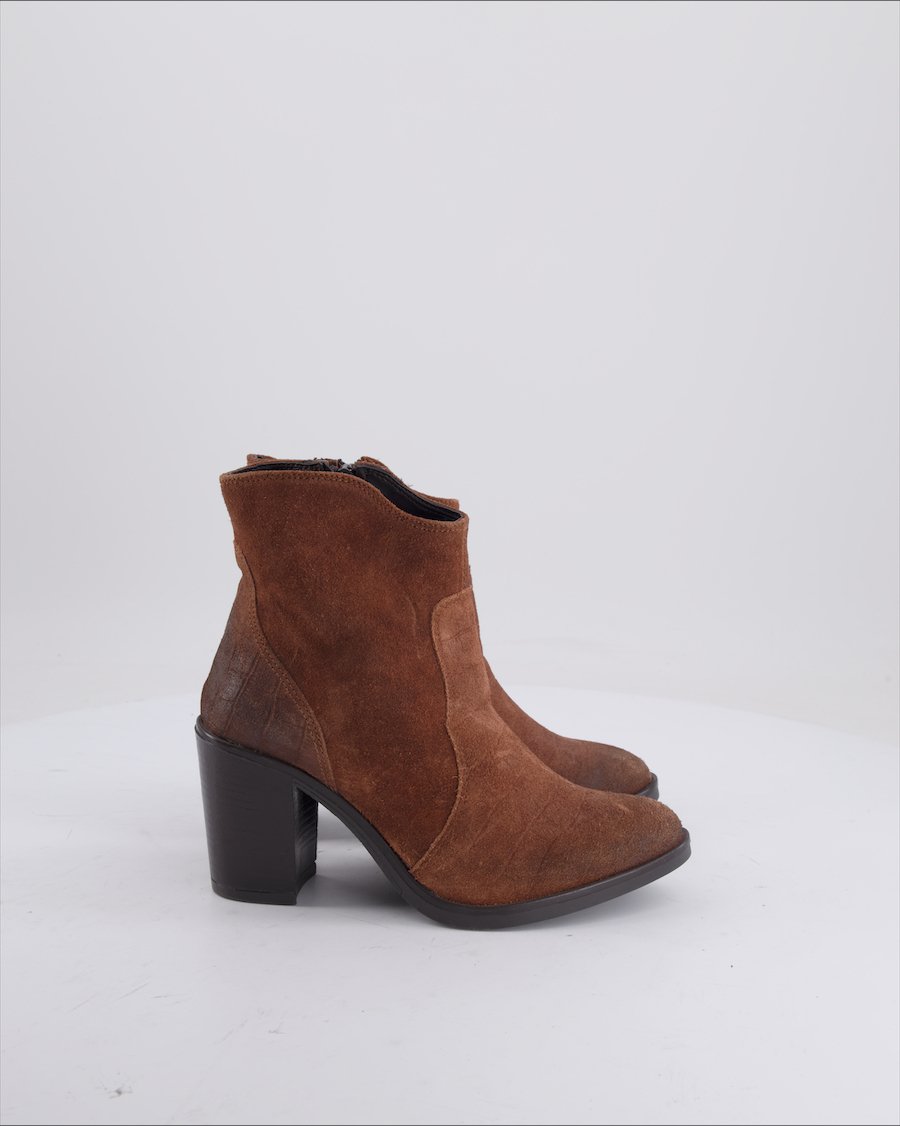 Roberto Santi Ankle boots Suede Brown 36 EU