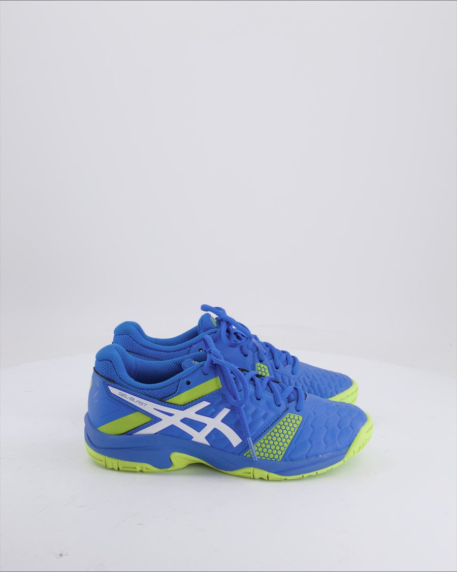 Asics Trainers Leather Blue 37 EU