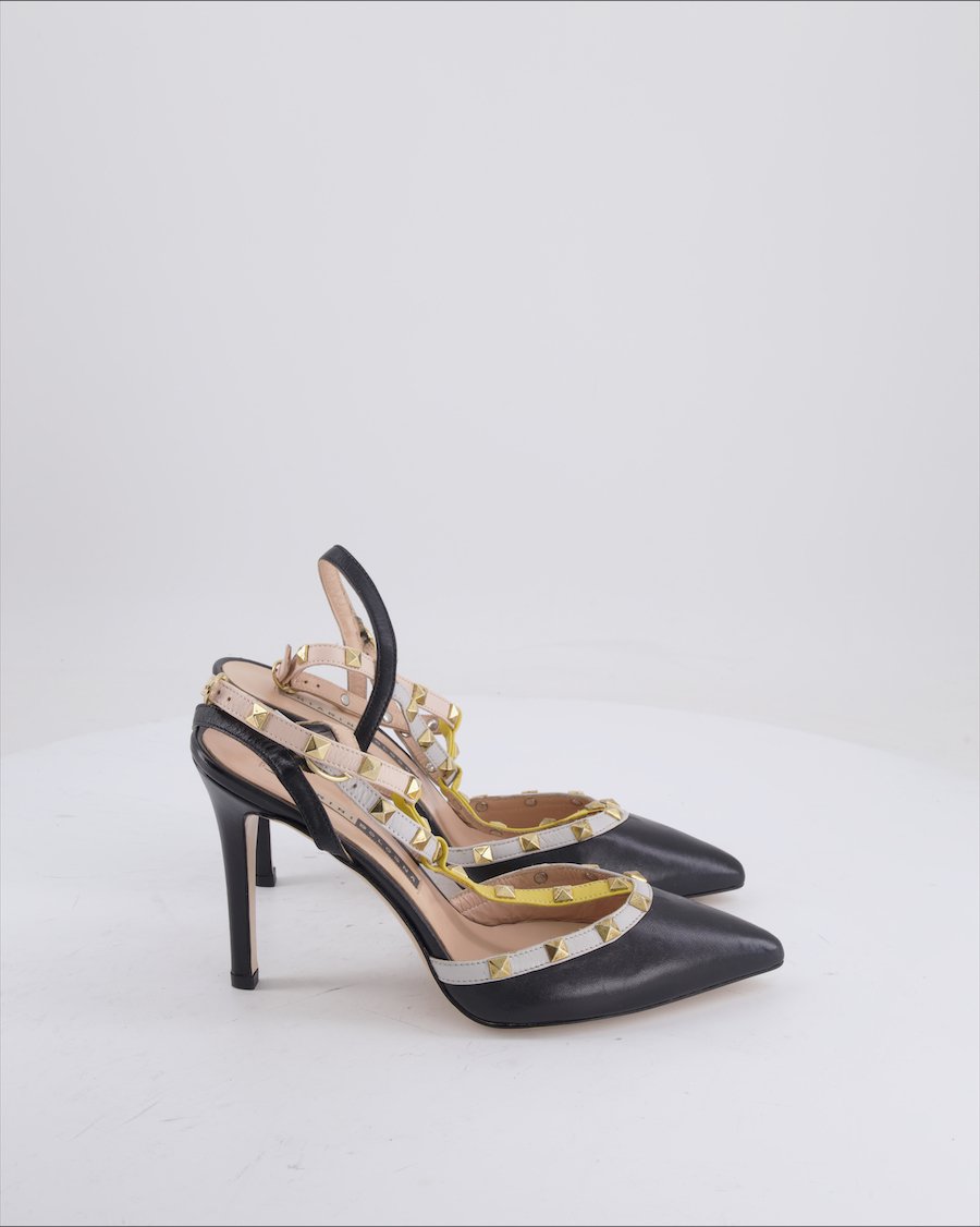 Chiarini Bologna Heels Leather Black 40 EU