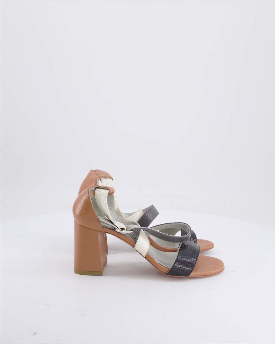 Emanuela Passeri Heels Leather Black 38 EU