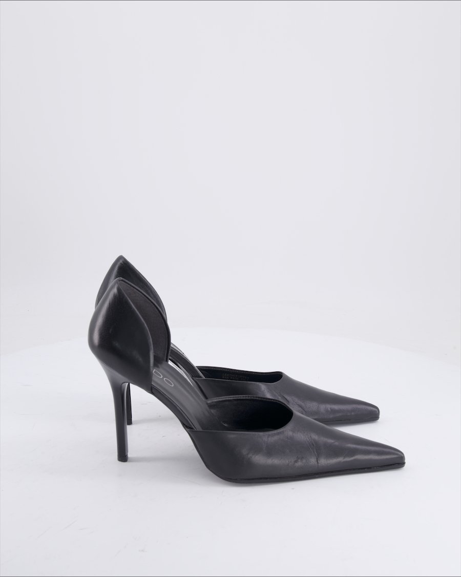 Aldo Heels Leather Black 40 EU