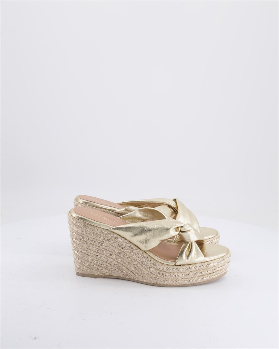 Catwalk Sandals Polyurethane Gold 38 EU