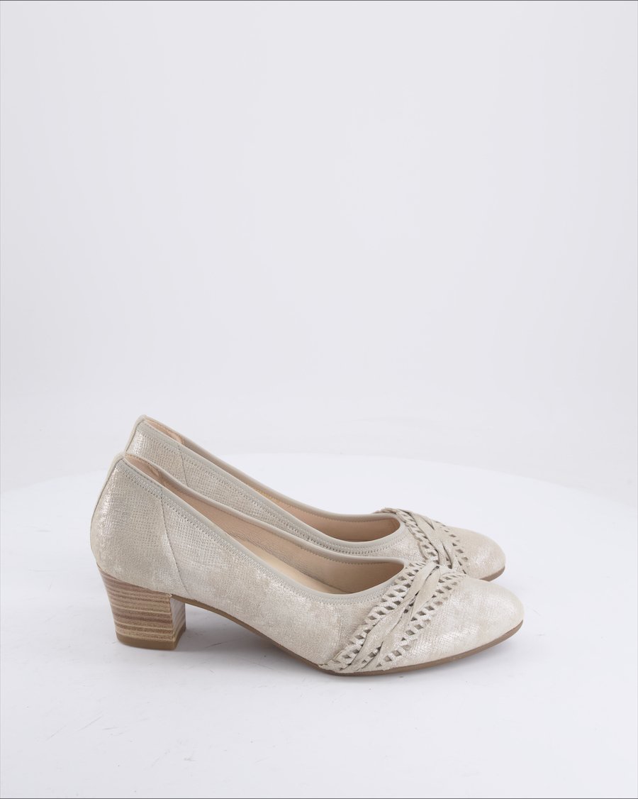 Gabor Heels Leather Beige 40,5 EU