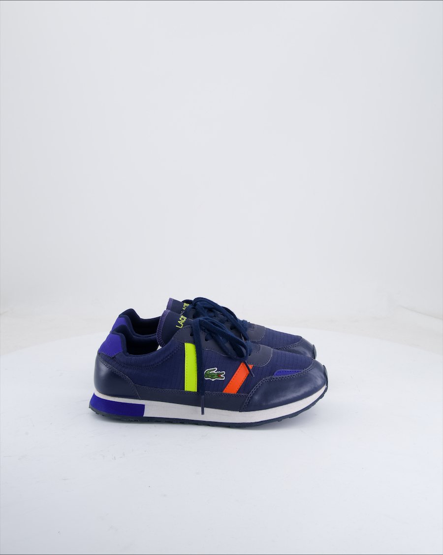 Lacoste Trainers Cloth Blue 38 EU