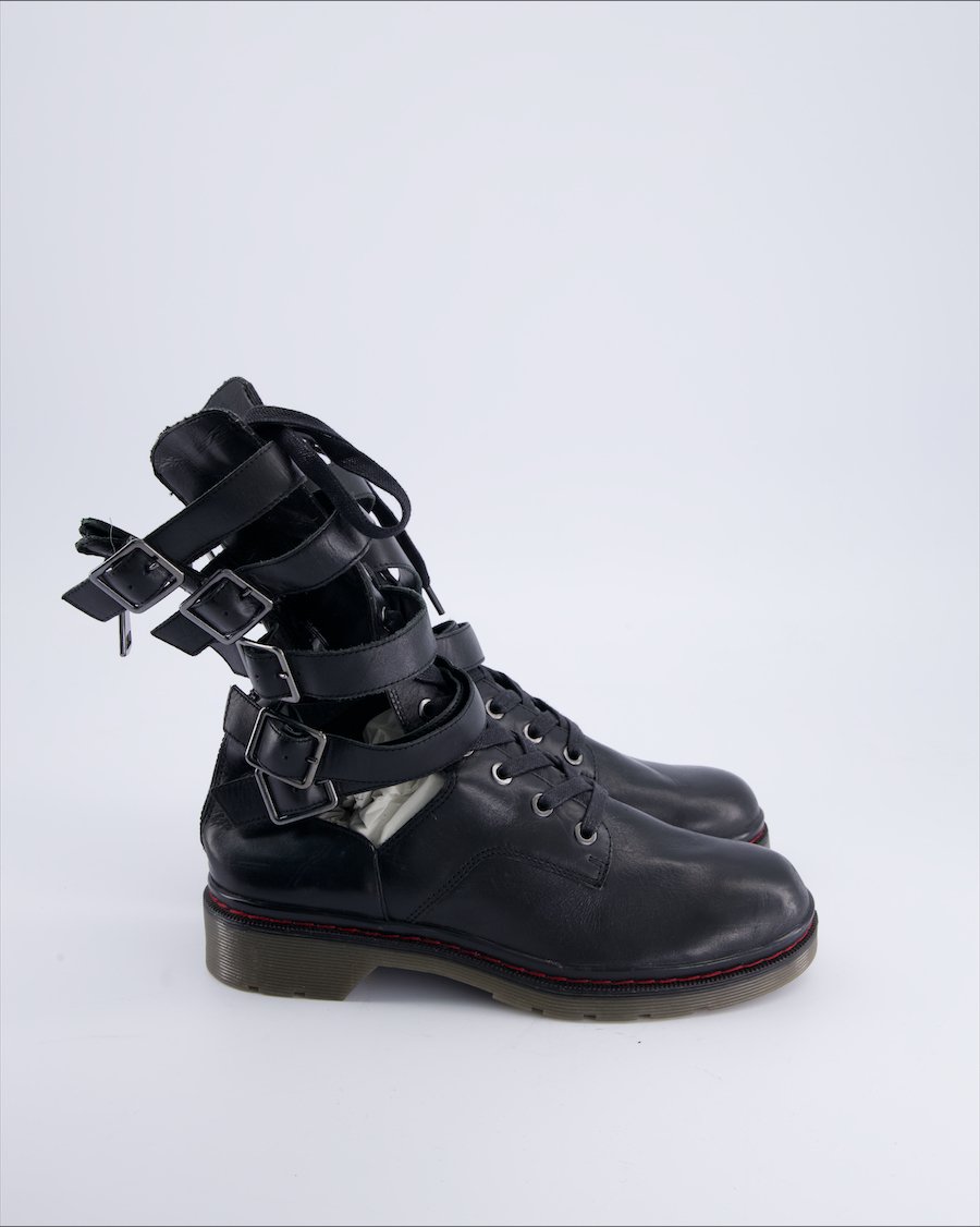 Zara Boots Leather Black 37 EU