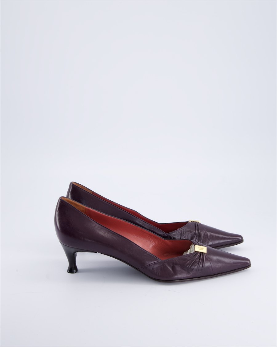 Sergio Rossi Heels Leather Purple 40,5 EU