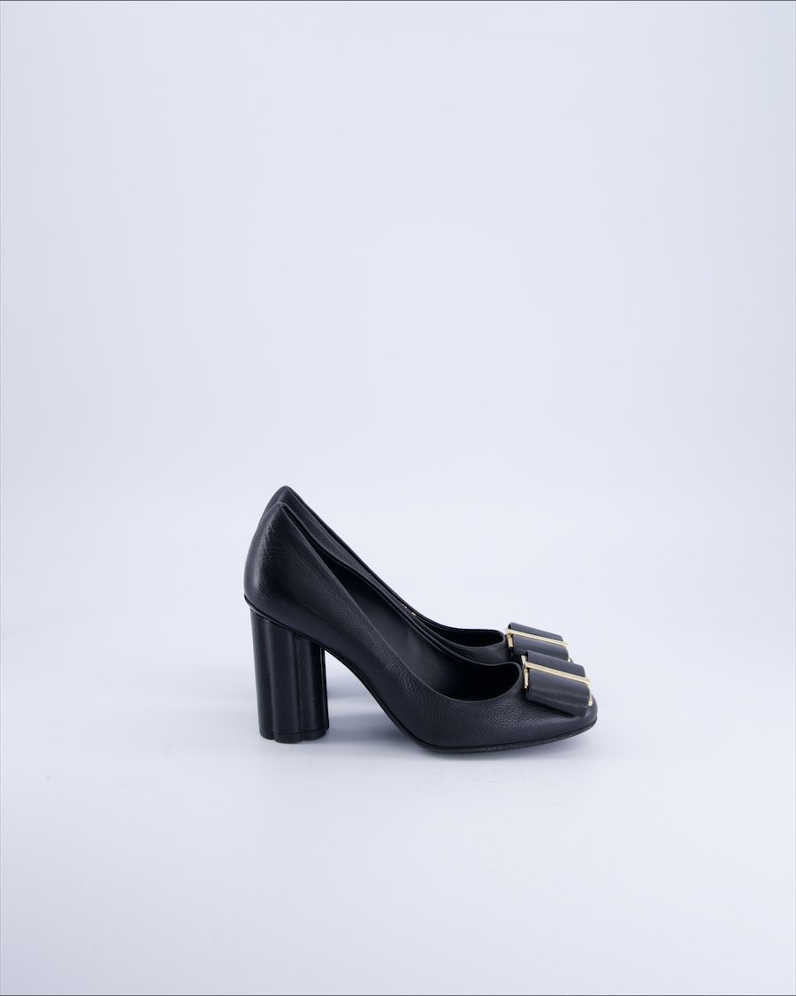 Salvatore Ferragamo Heels Leather Black 36 EU