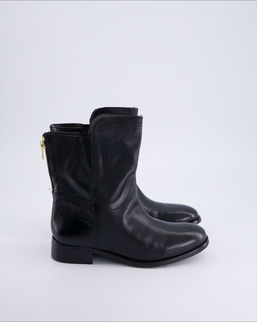 Tata Ankle boots Leather Black 36 EU