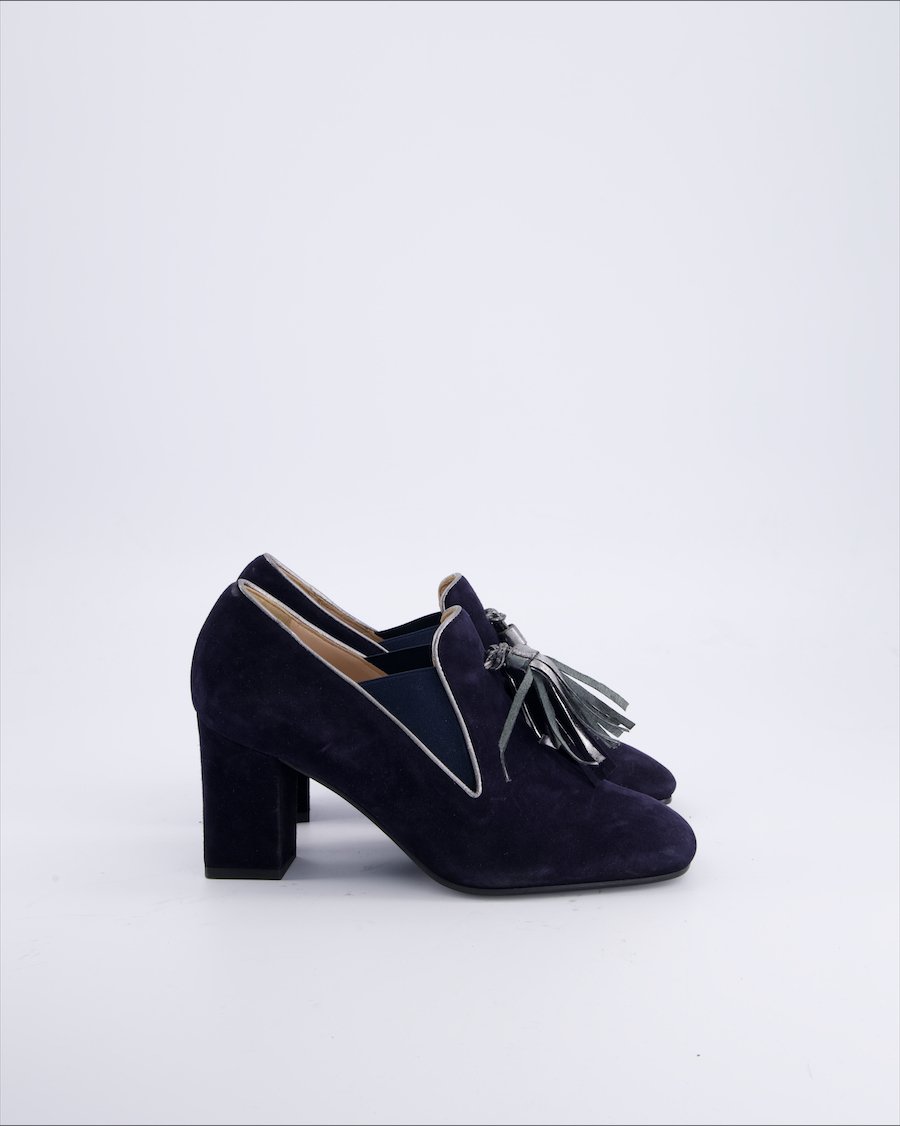 Alberto Zago Heels Suede Blue 37 EU