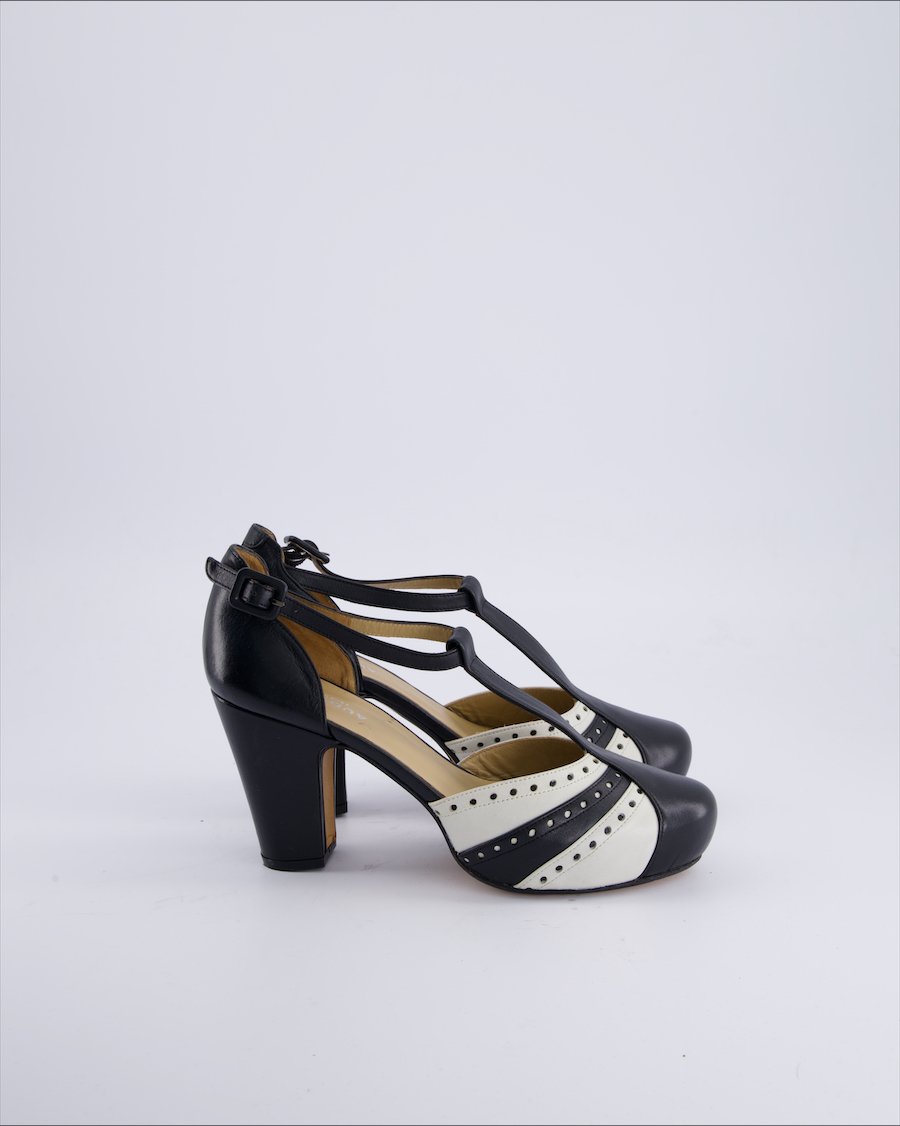 Audley Heels Leather Black 37 EU