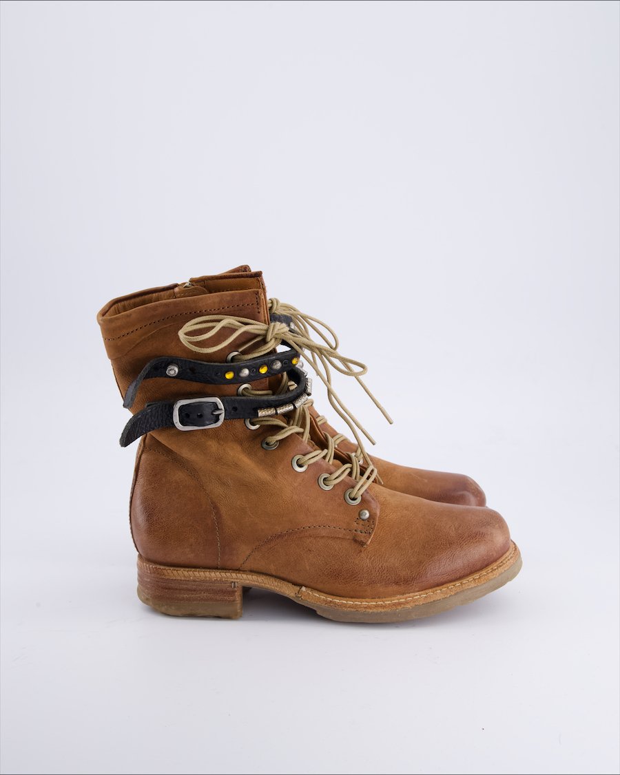 A.S.98 Ankle boots Leather Camel 37 EU
