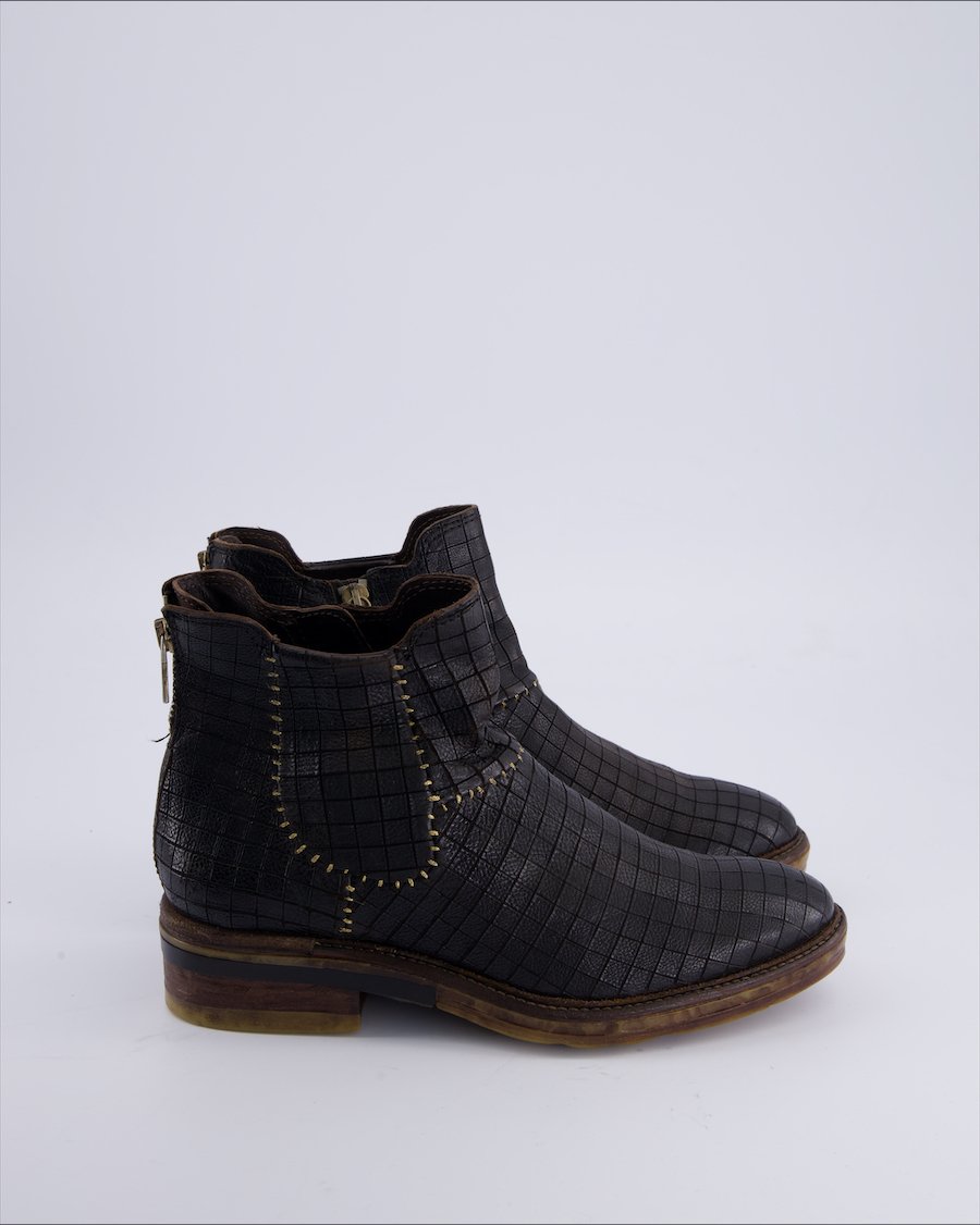 A.S.98 Ankle boots Leather Black 38 EU