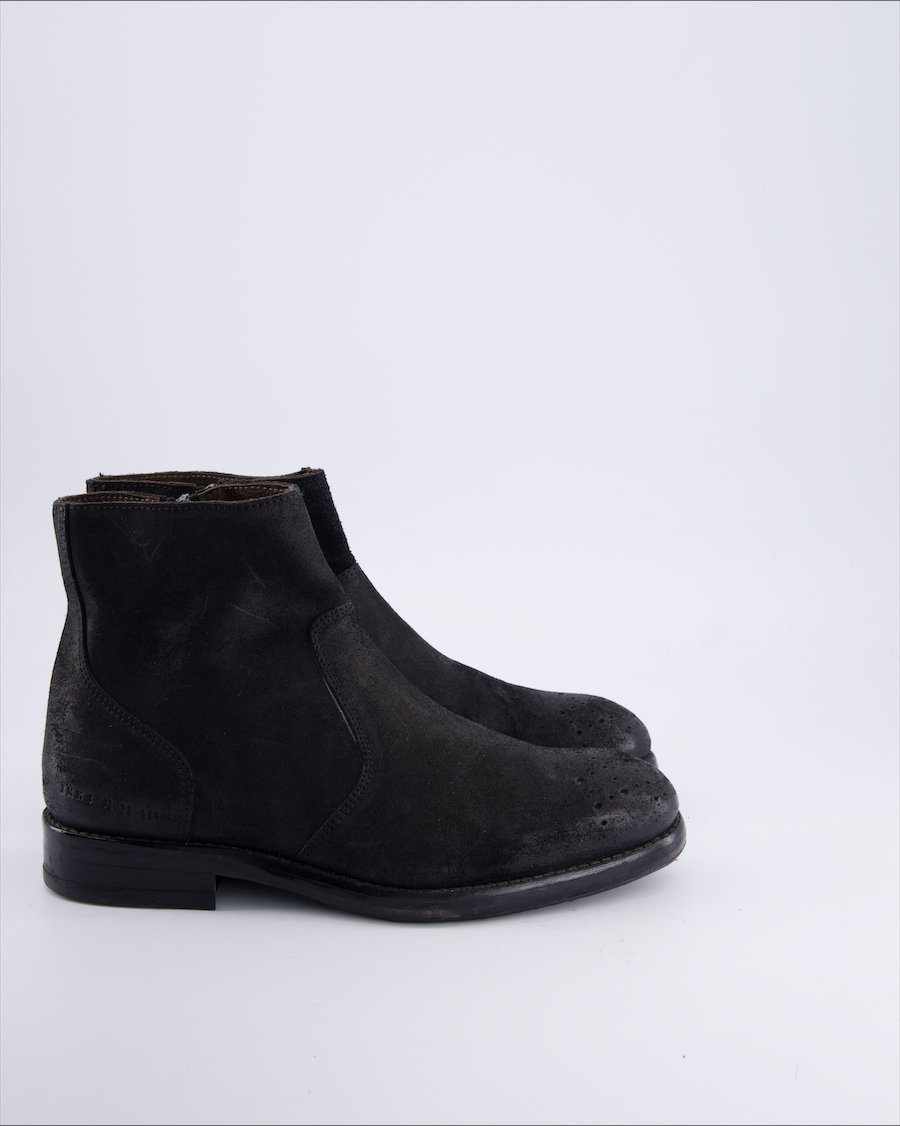 Unbranded Boots Leather Black 42 EU