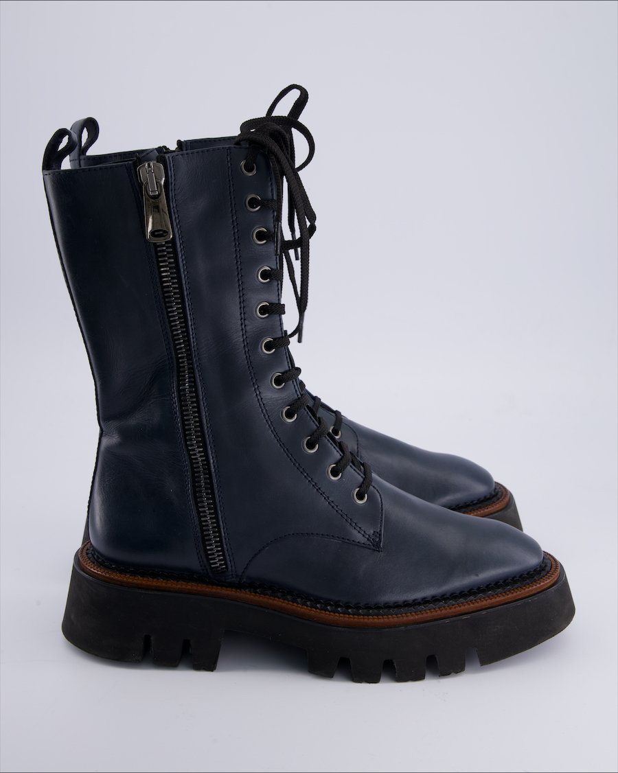 Ras Boots Leather Blue 40 EU