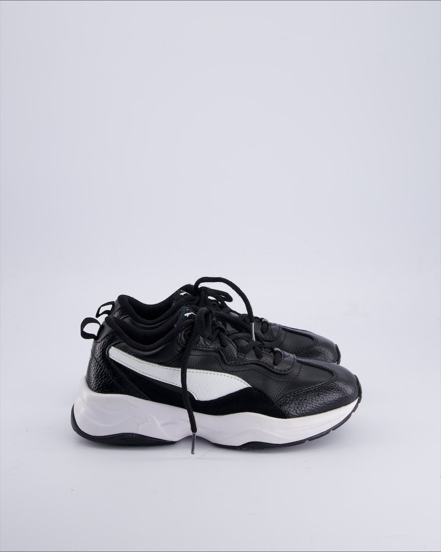 Puma Trainers Leather Black 38 EU