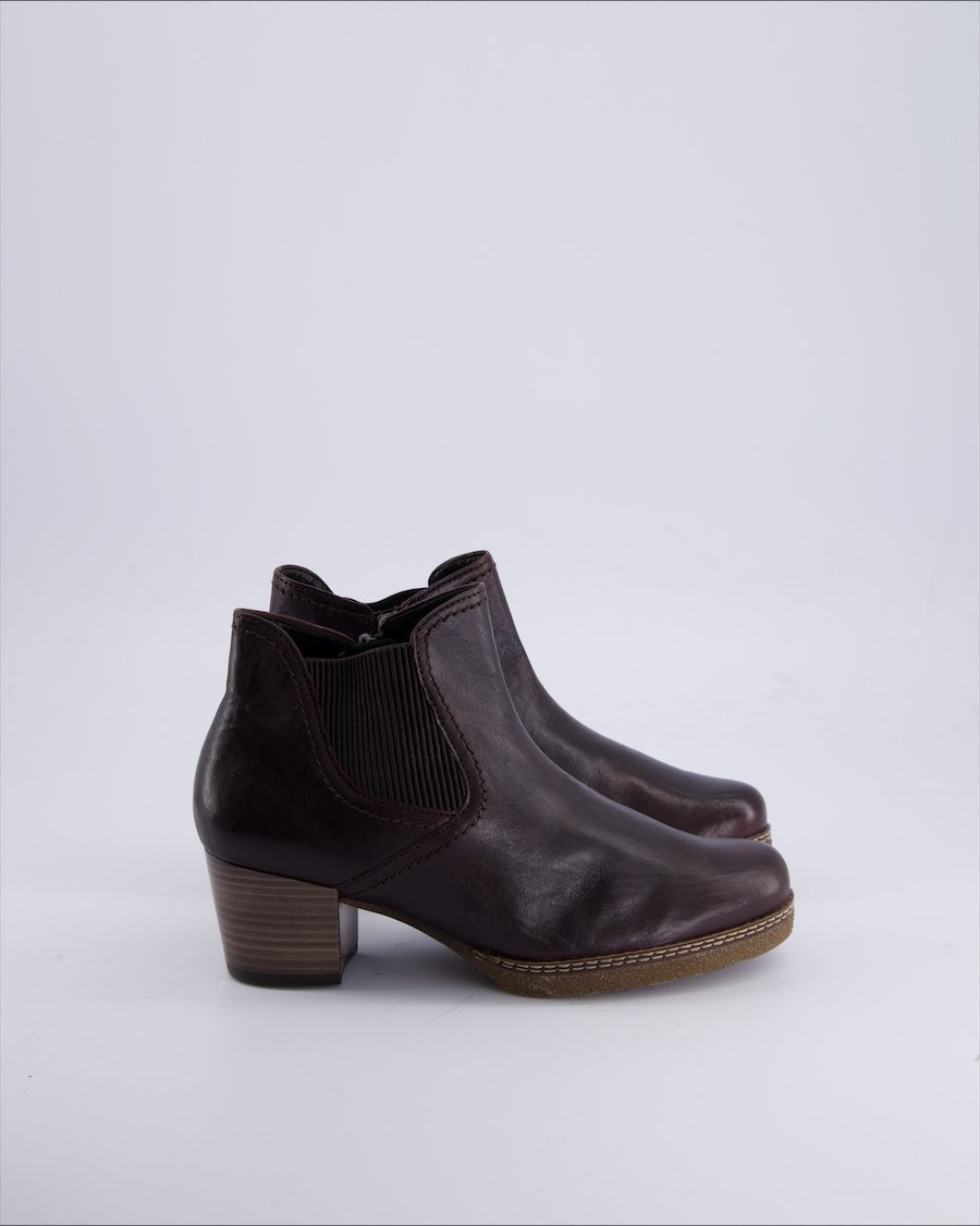 Gabor Ankle boots Leather Burgundy 37,5 EU