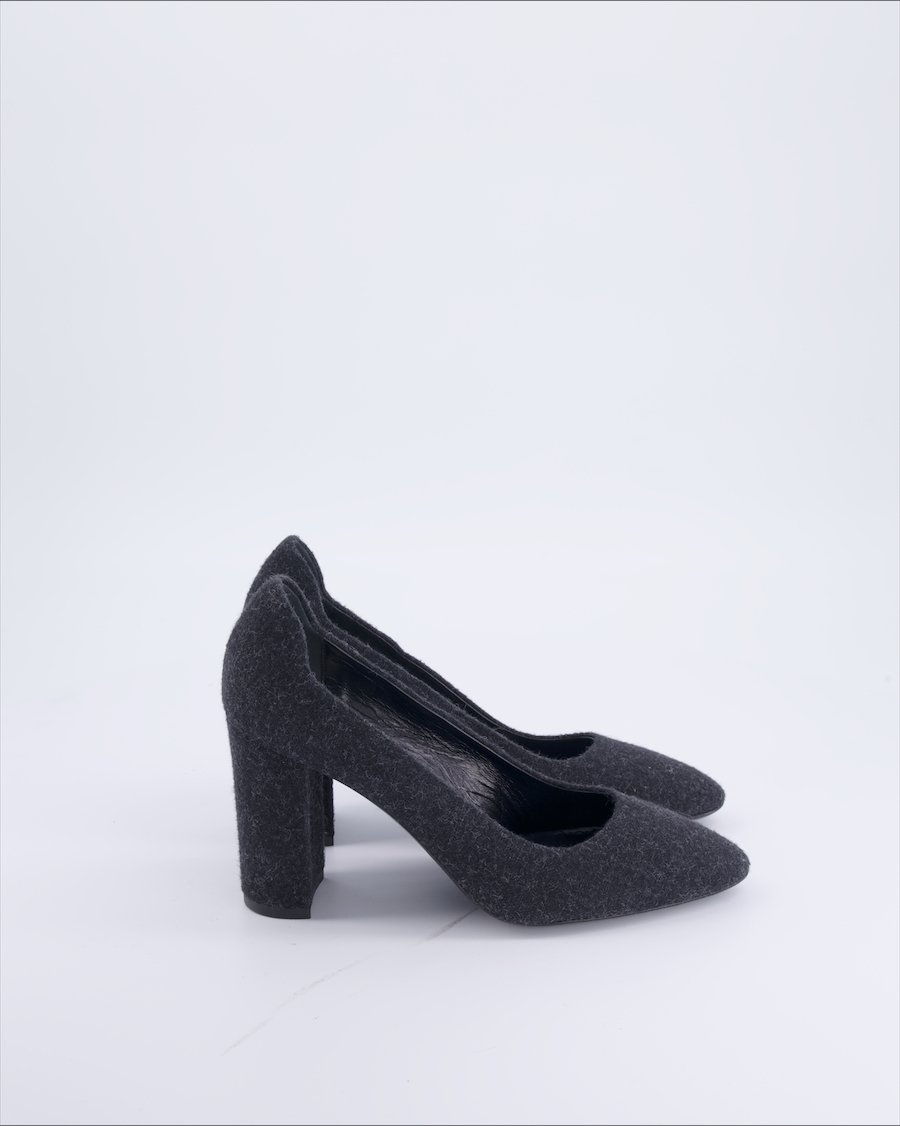 Navyboot Heels Faux fur Grey 38 EU