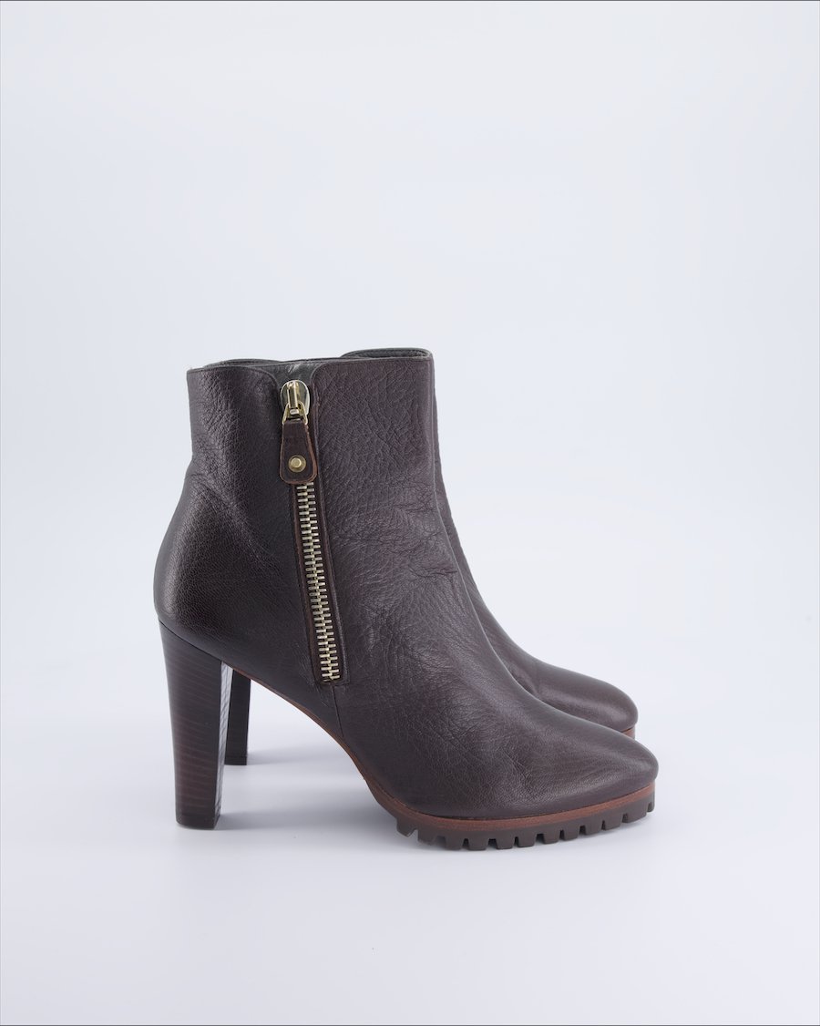 Navyboot Ankle boots Leather Brown 40 EU