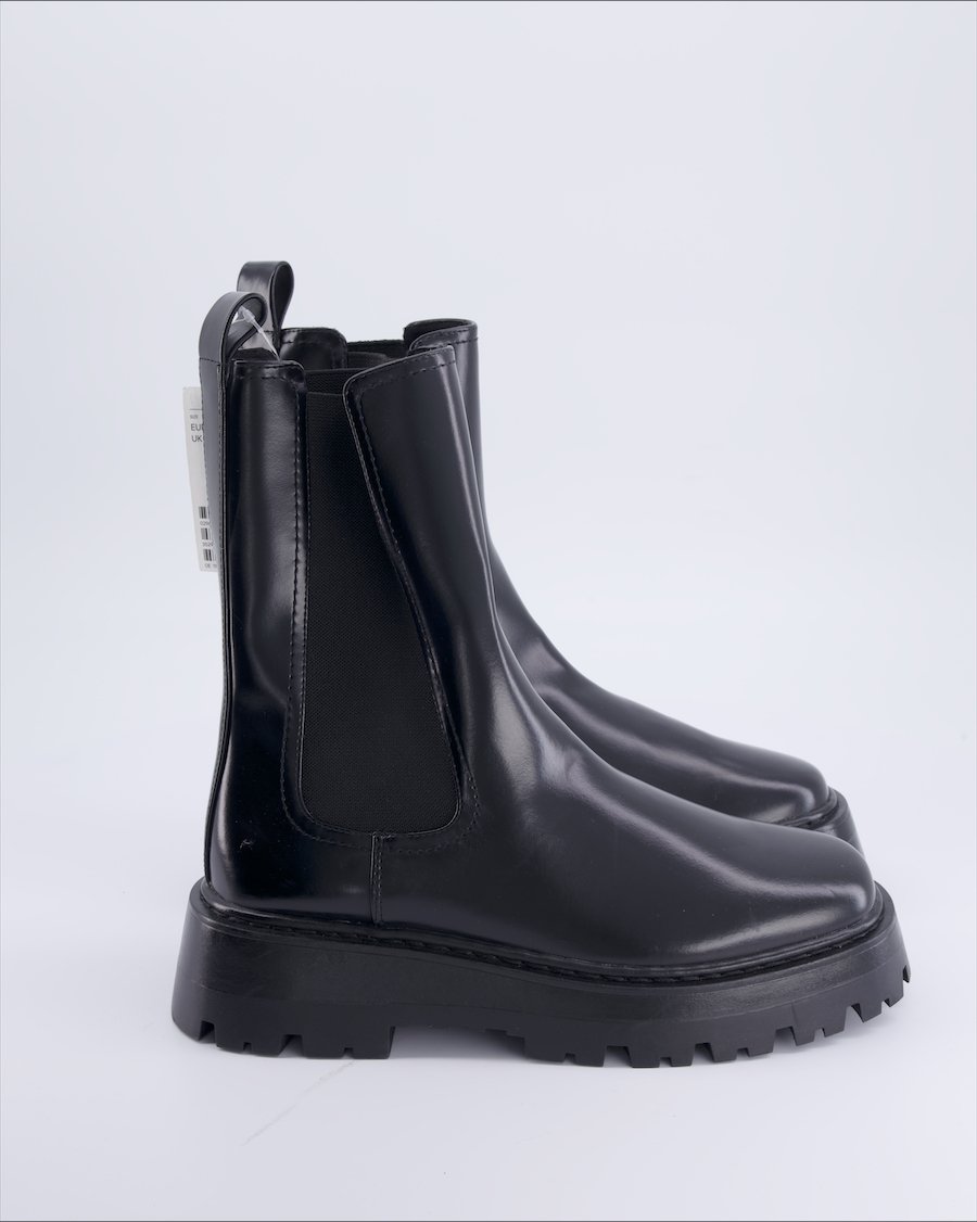 Zara Boots Polyurethane Burgundy 40 EU