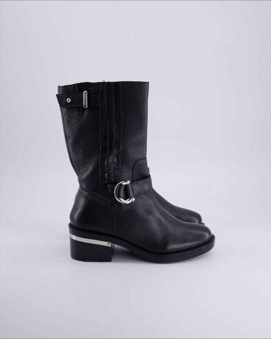 Guess Boots Leather Black 36 EU
