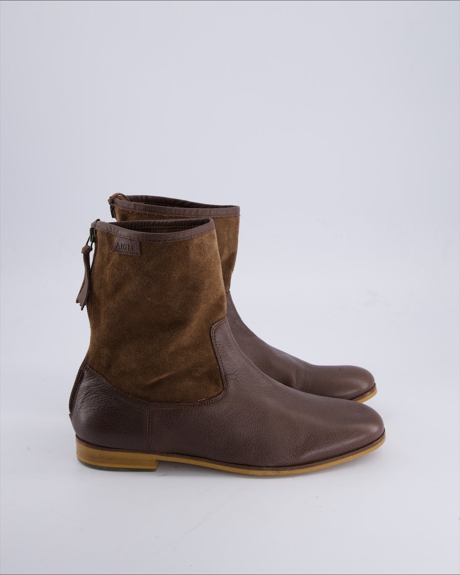 Aigle Ankle boots Leather Brown 41 EU