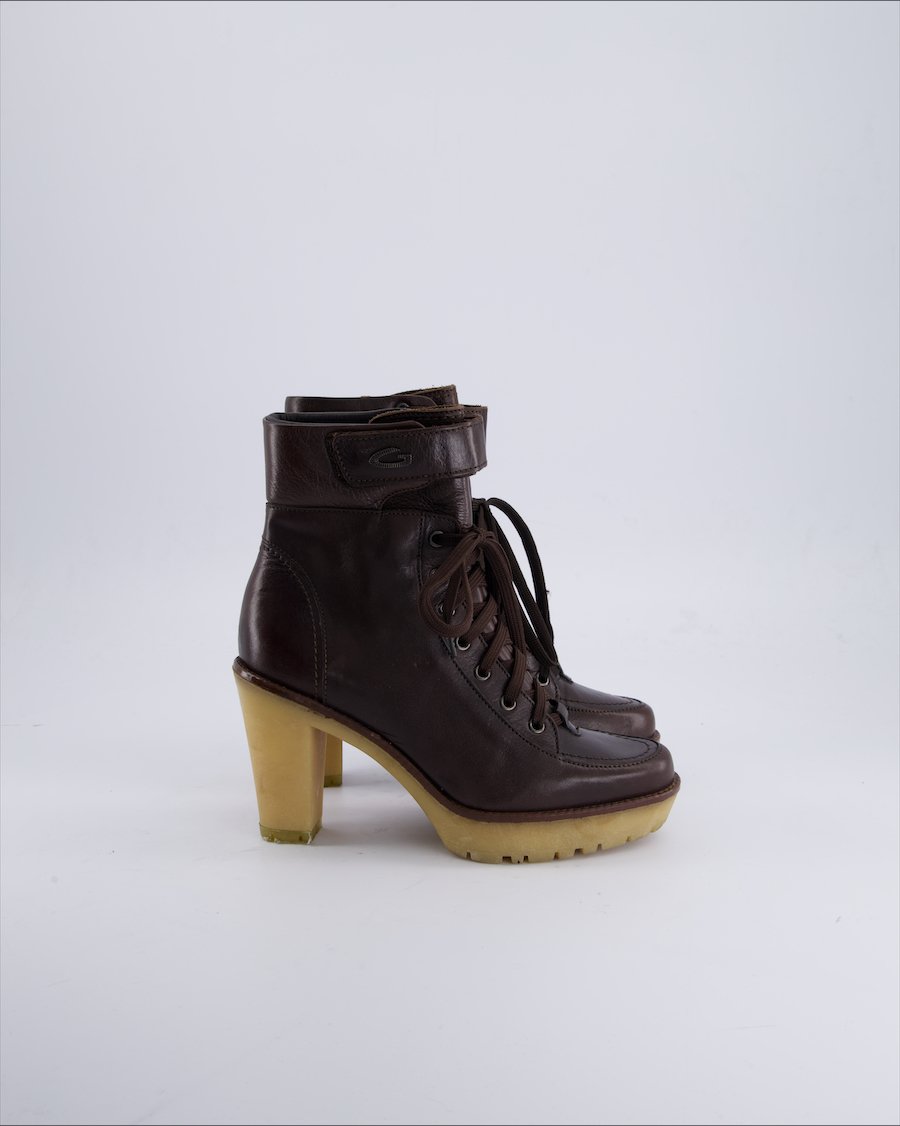 Alberto Guardiani Ankle boots Leather Brown 36 EU