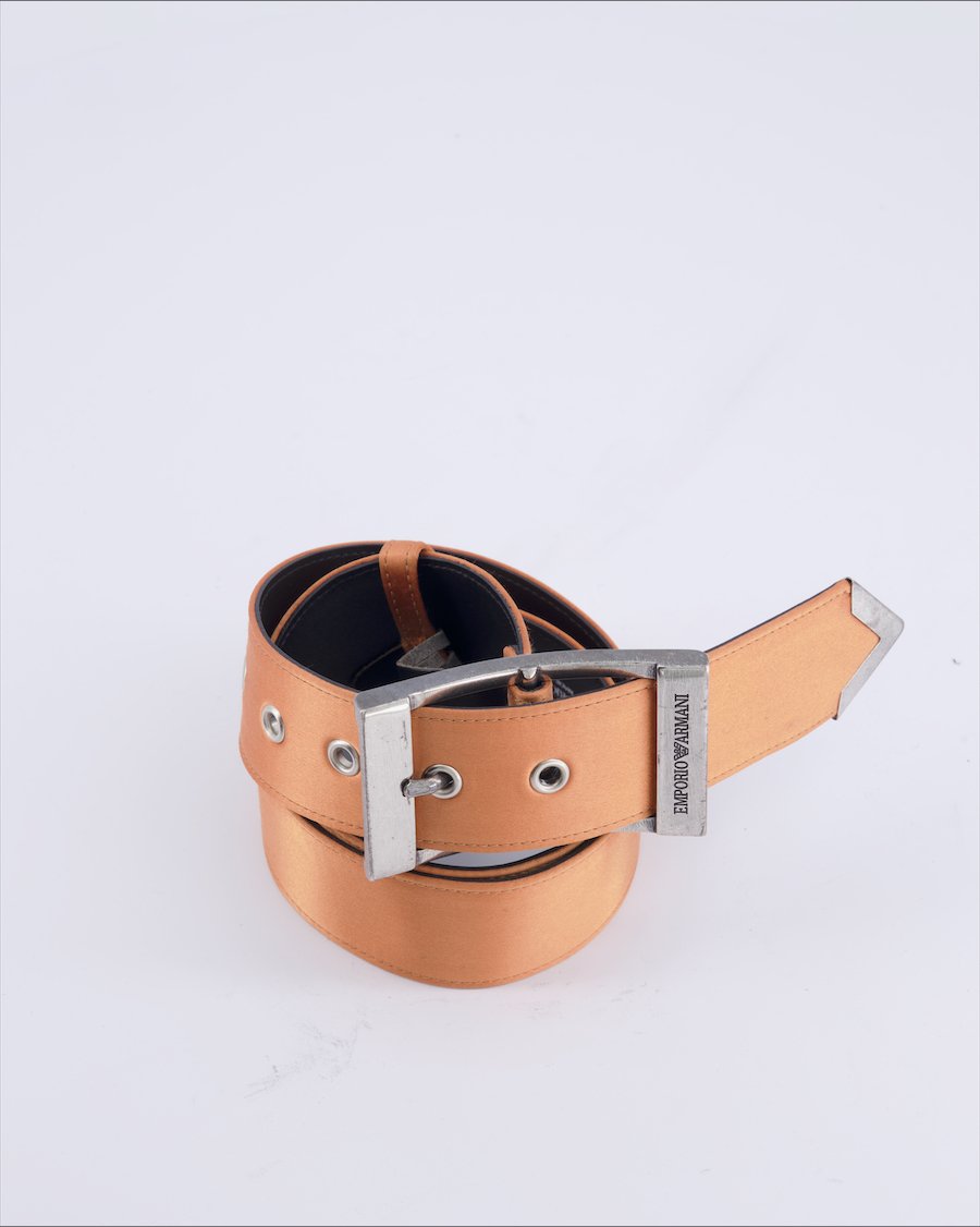 Emporio Armani Belts Cloth Orange 80 cm