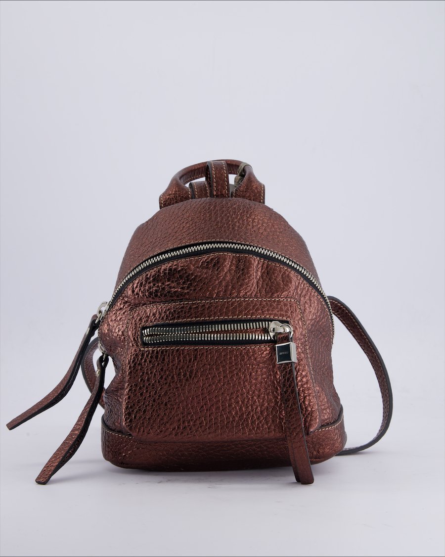 Nicoli Backpacks Leather Bronze