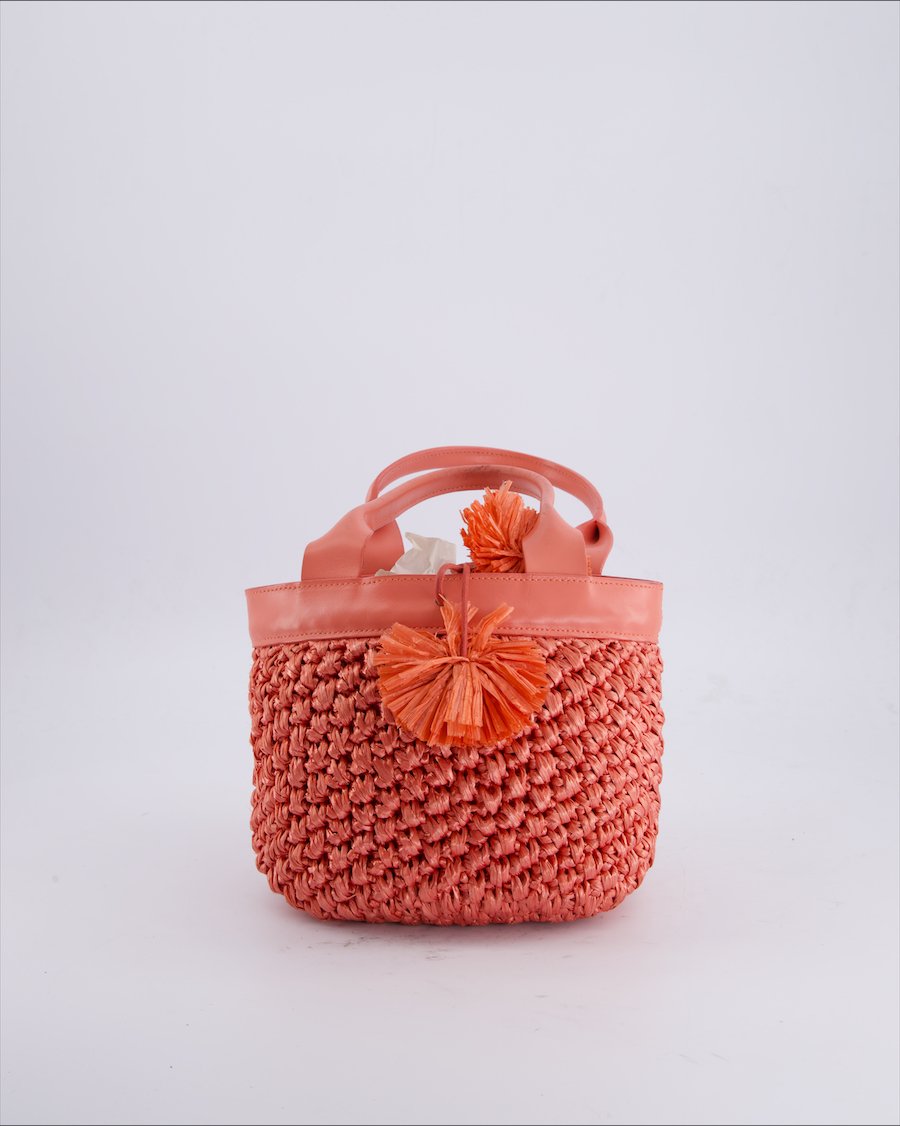 Furla Handbags Wicker Pink