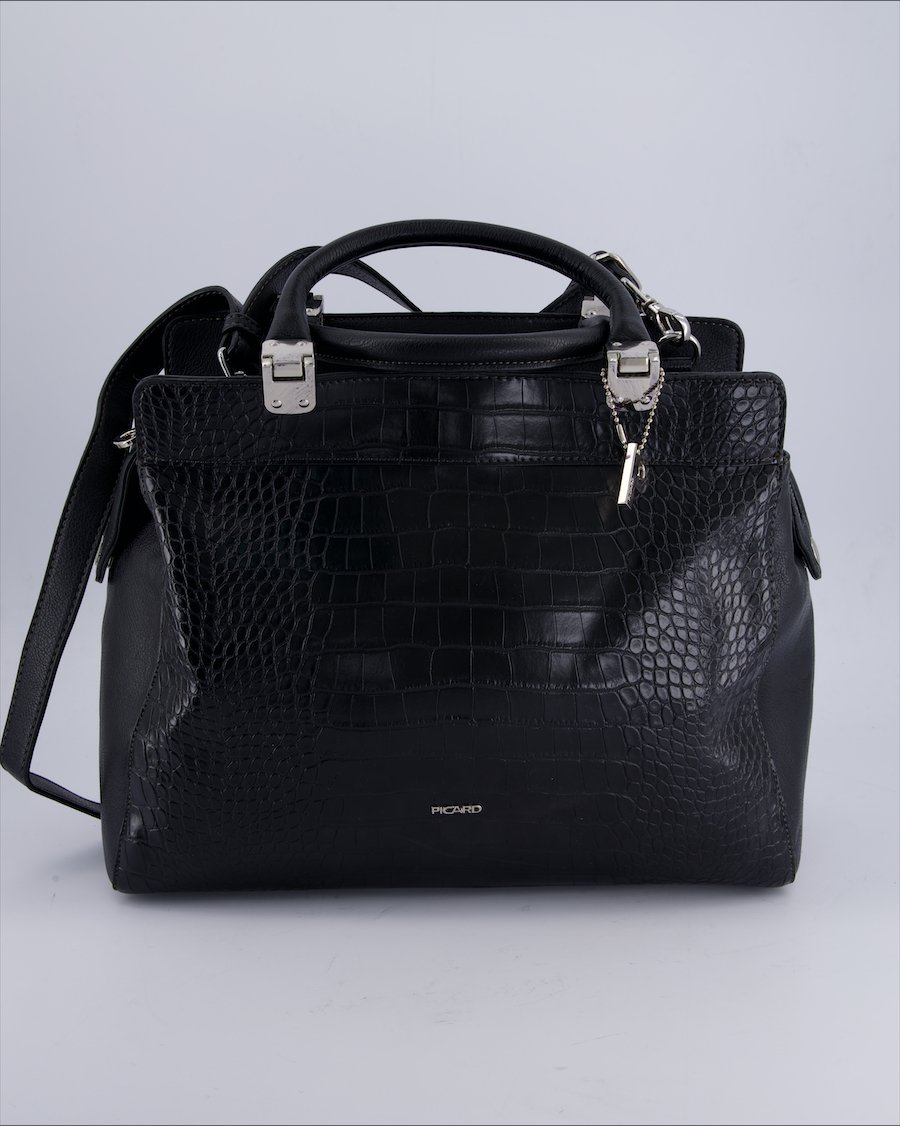 Picard Handbags Leather Black