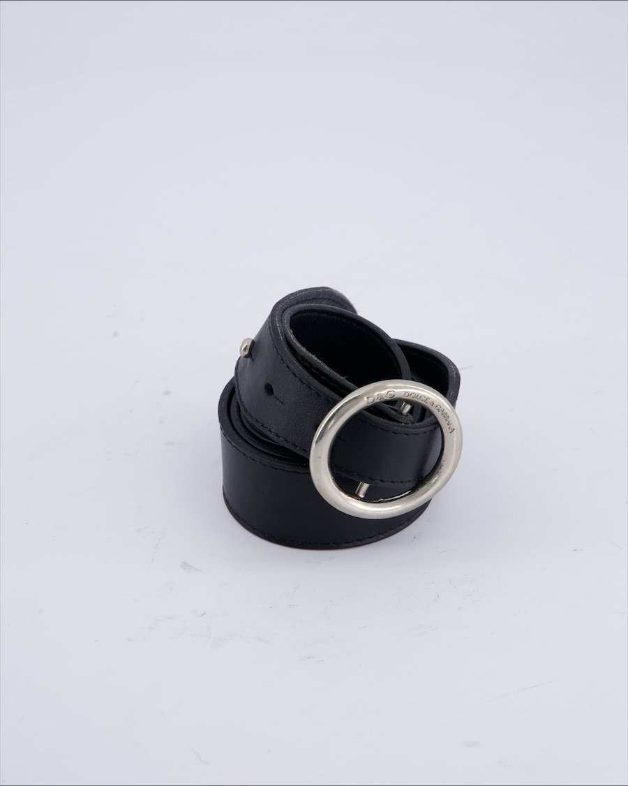 Dolce & Gabbana Belts Leather Black 80 cm