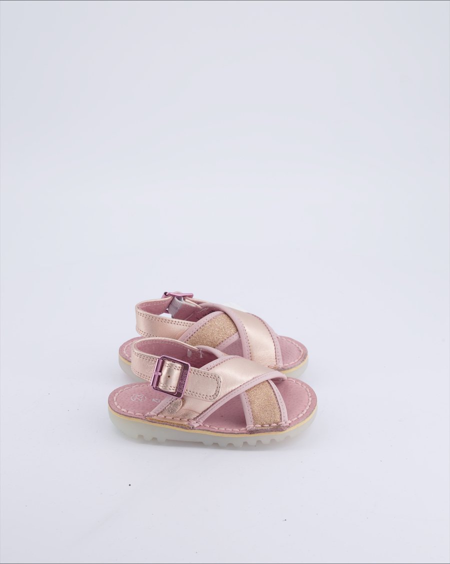 Kickers Sandals Leather Pink Eu 23
