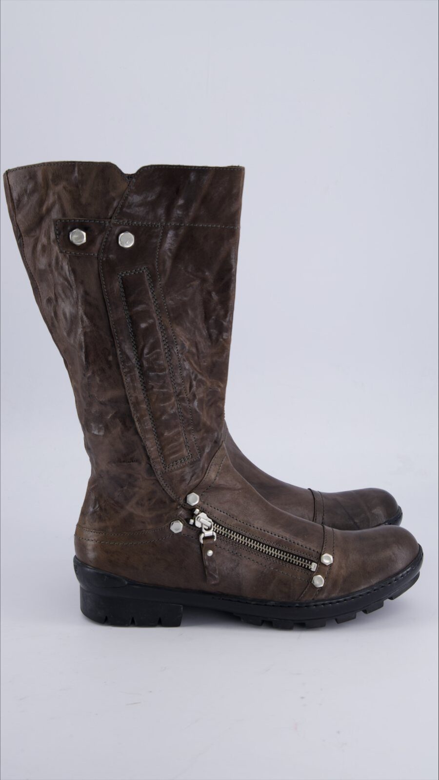 Vic Matie Boots Leather Anthracite 38 EU