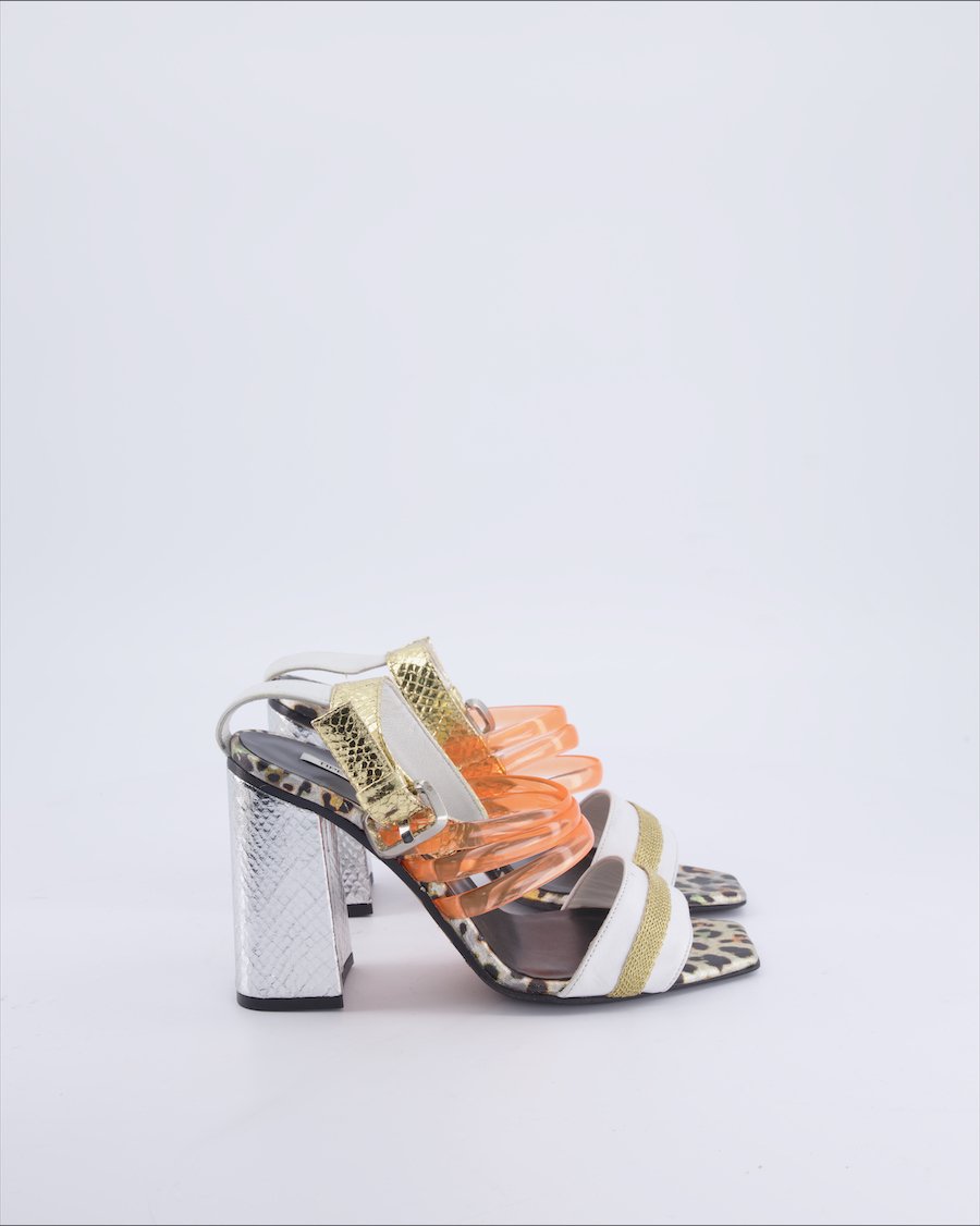 Tipe E Tacchi Heels Leather Multicolour 37 EU