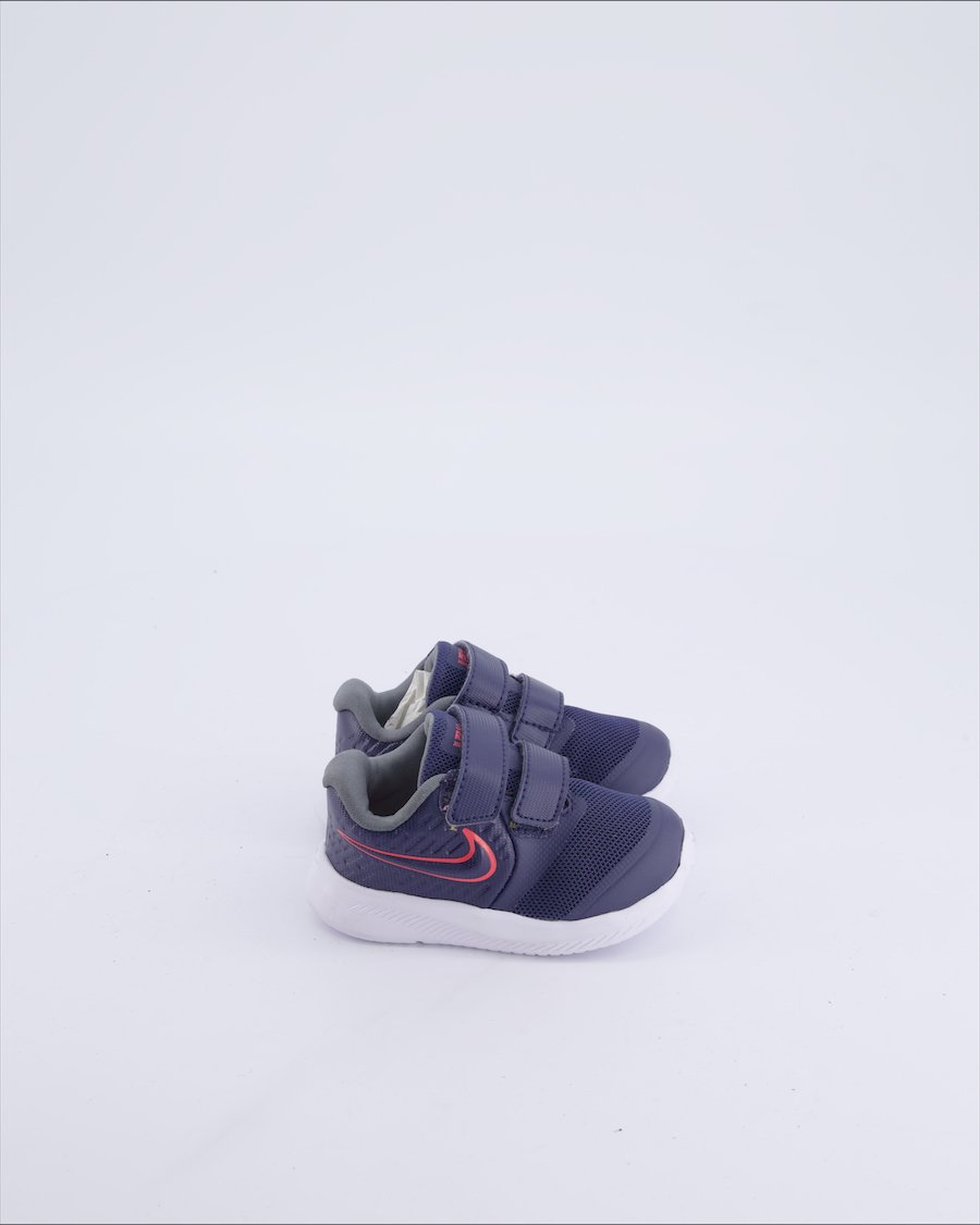 Nike Trainers Leather Blue EU 19.5