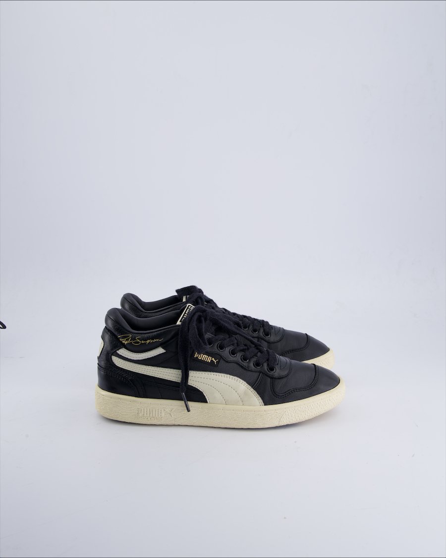 Puma Trainers Leather Black 39 EU