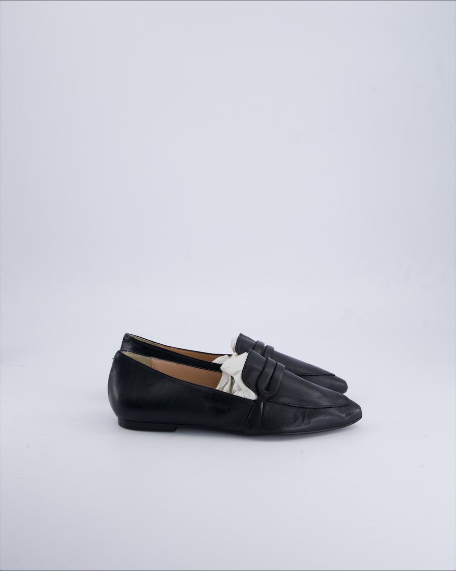 Helene Rouge Shoes Leather Black 38 EU Basic