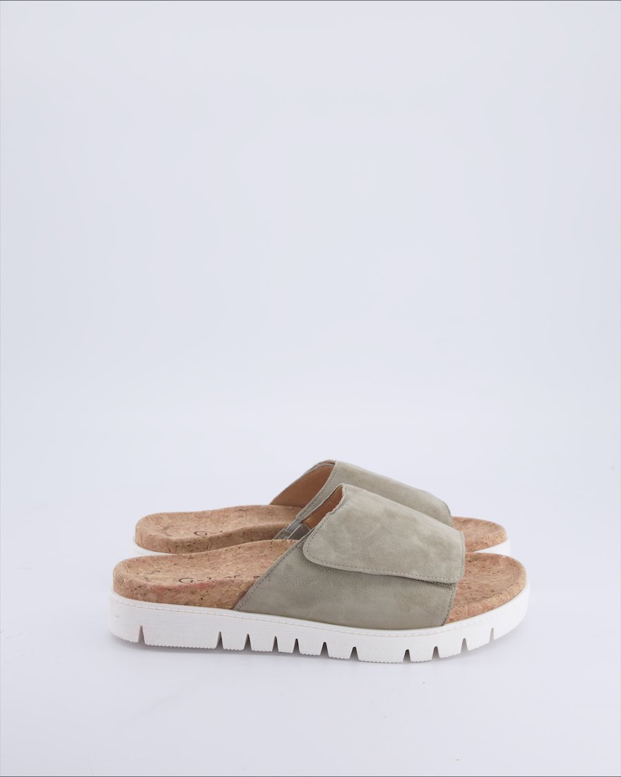 Gabor Sandals Suede Khaki 39 EU