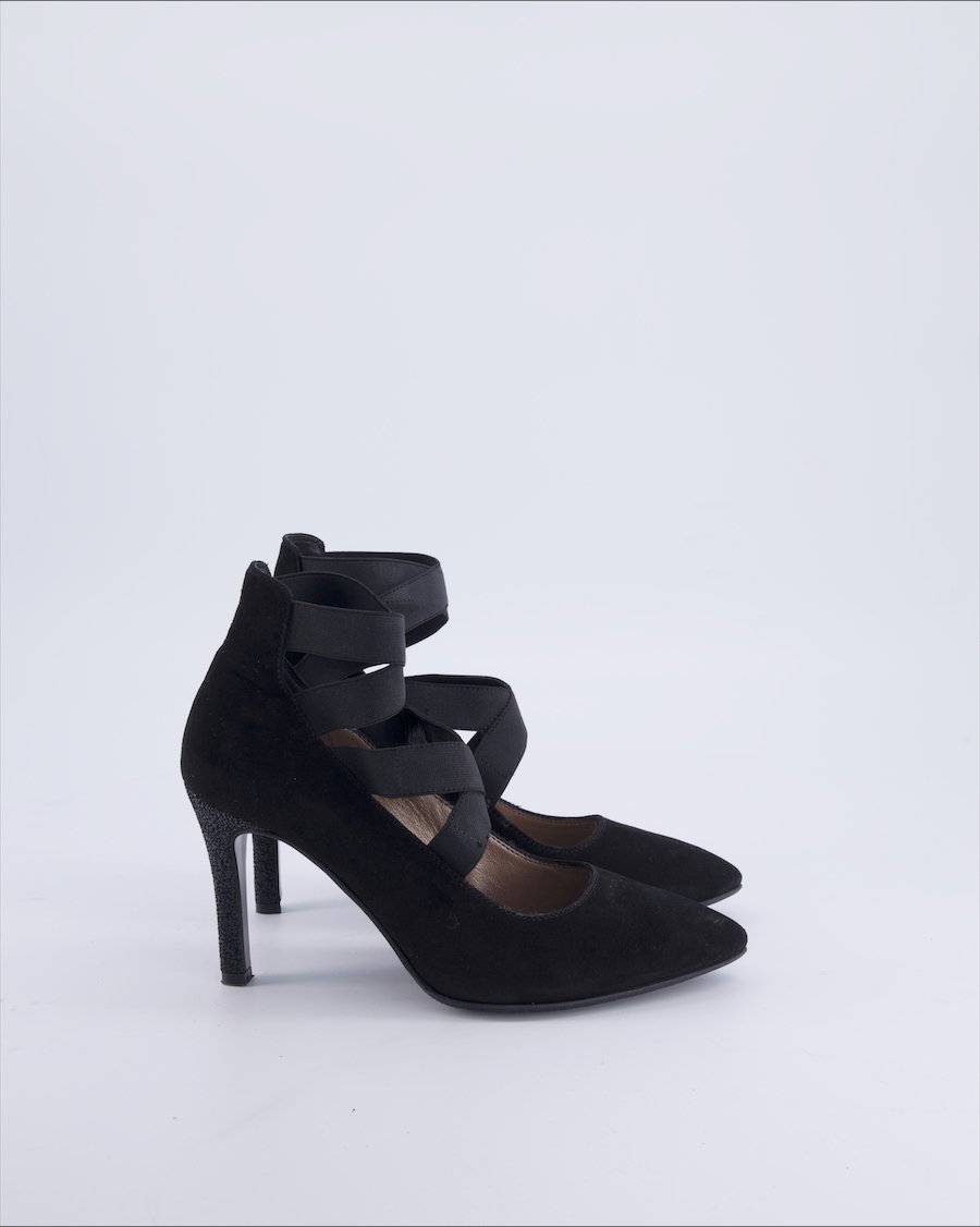 Melluso Heels Suede Black 36 EU