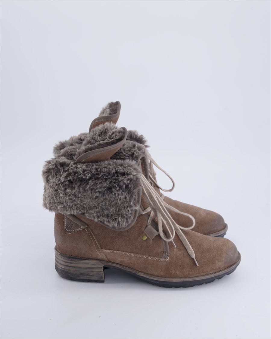 Josef Seibel Ankle boots Suede Ecru 39 EU