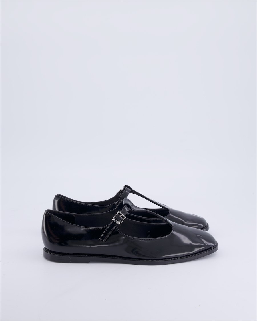 Zara Shoes Polyurethane Black 39 EU