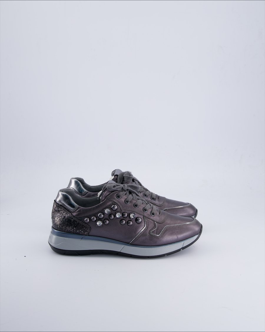 Nero Giardini Trainers Leather Silver 38 EU