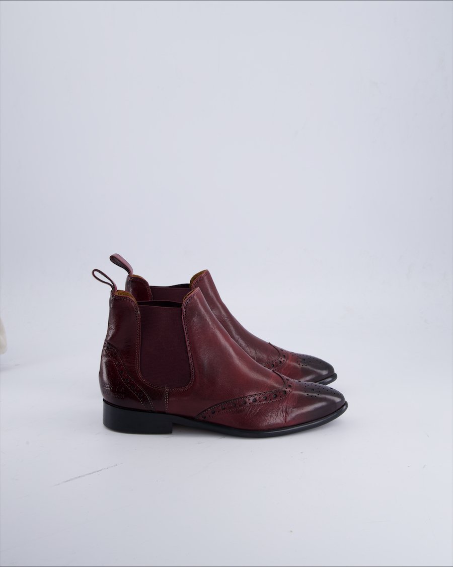 Melvin&Hamilton Ankle boots Leather Burgundy 36 EU